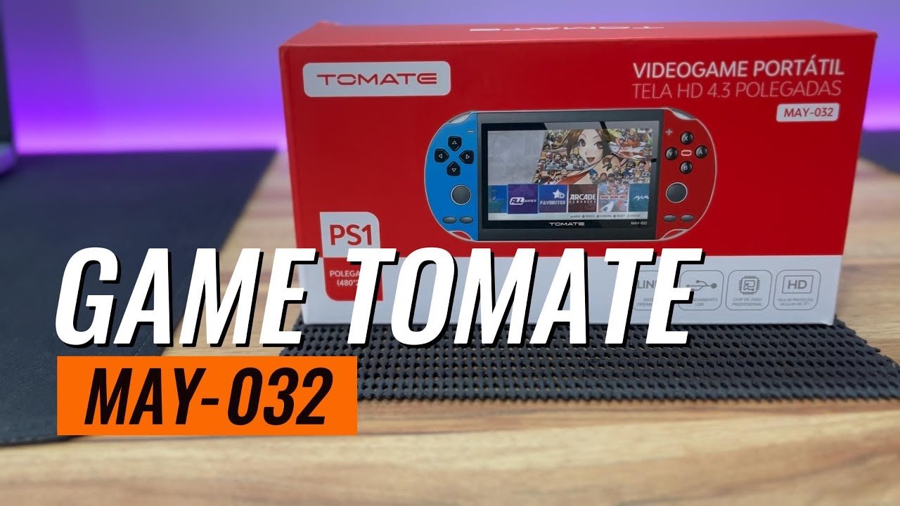 Video Game Portátil Tomate Tela HD 4.3 Ps1 64GB MAY-032 - Imagem 3